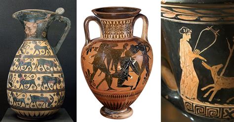 greek pottery from fire